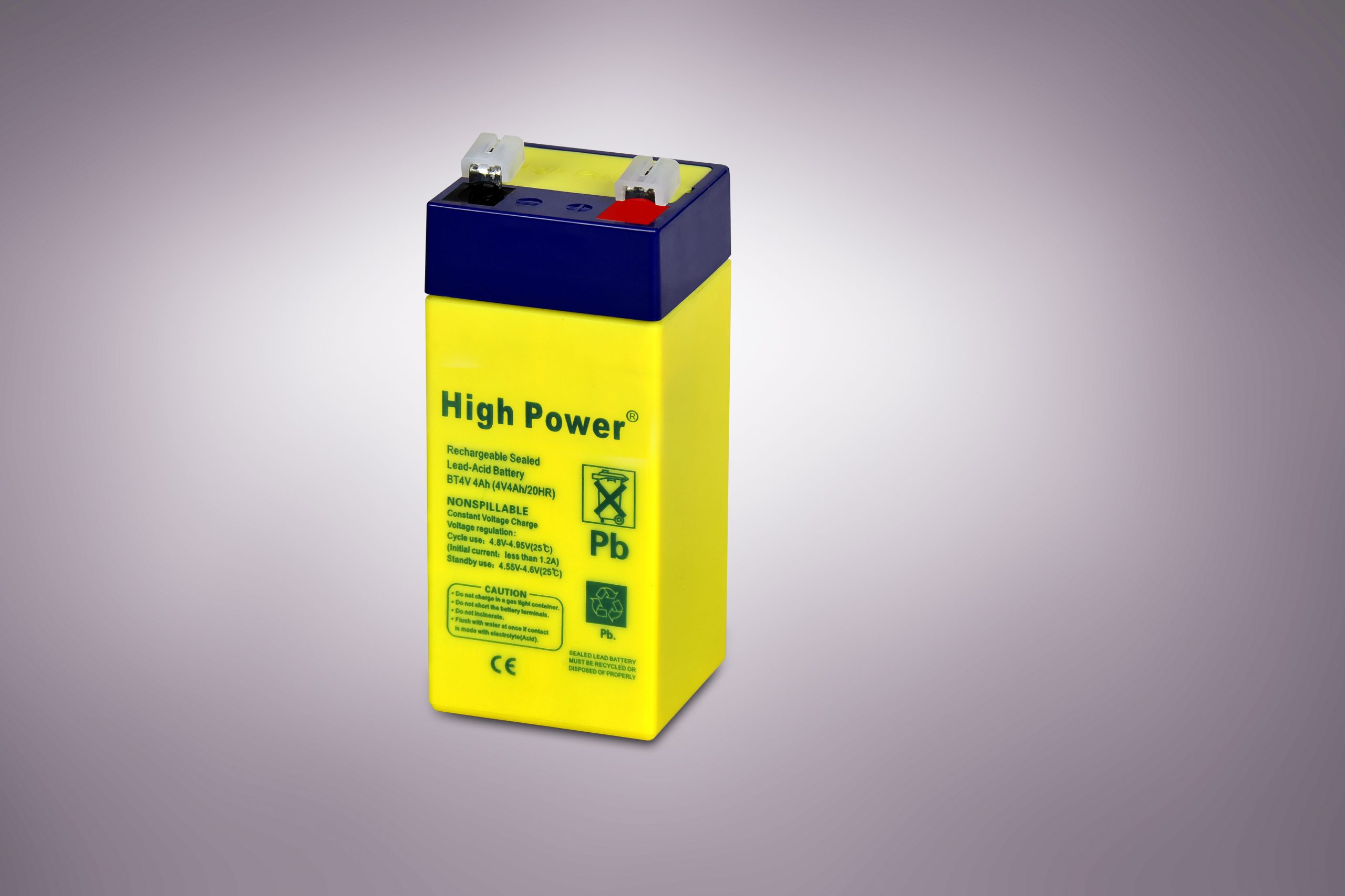 High Power 4V.4Ah Shade Color