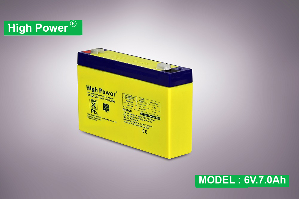 High Power 6V.7.0AhShade Color-1000